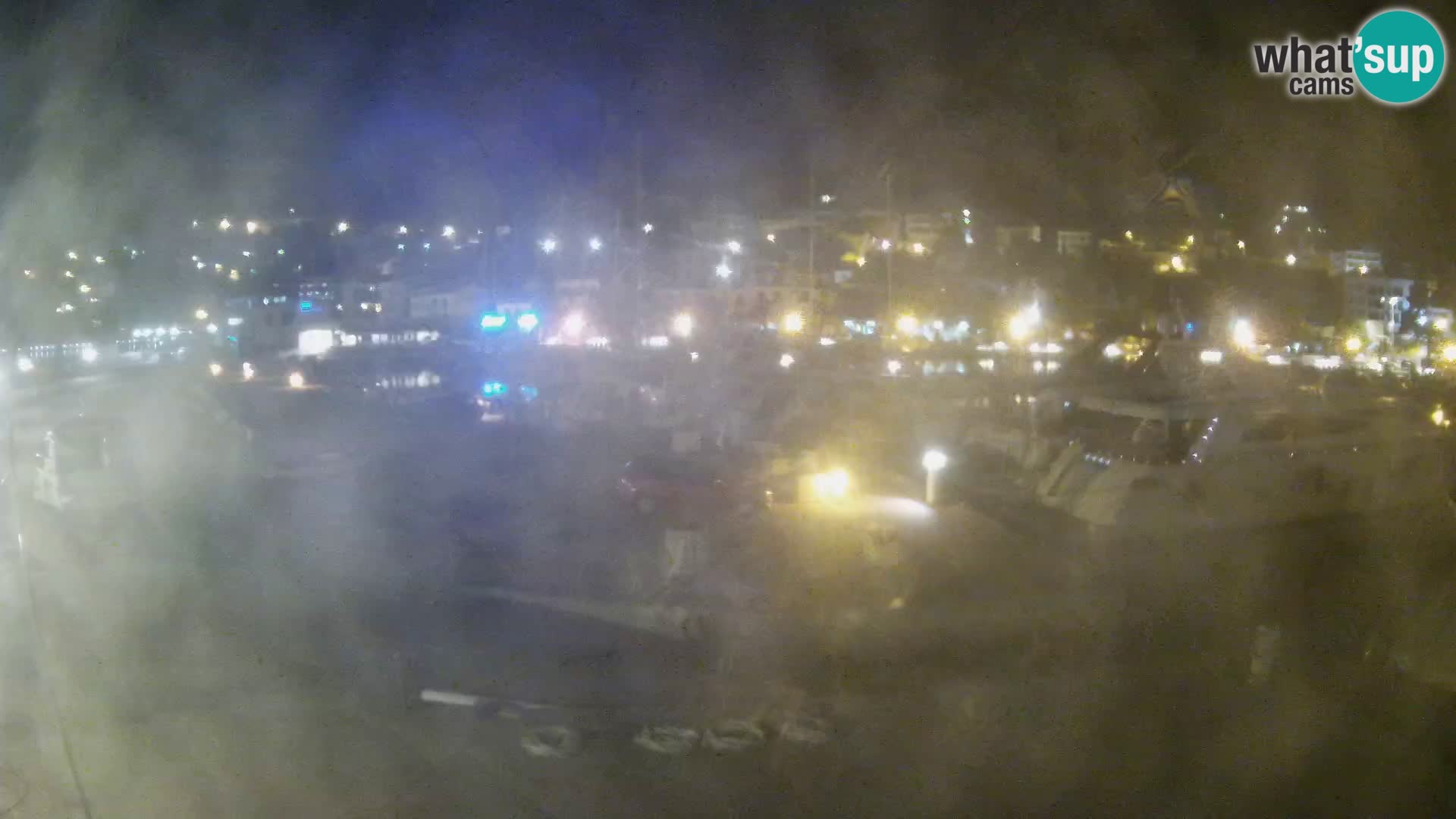 Webcam Live – View of Baška Voda and Biokovo mountain