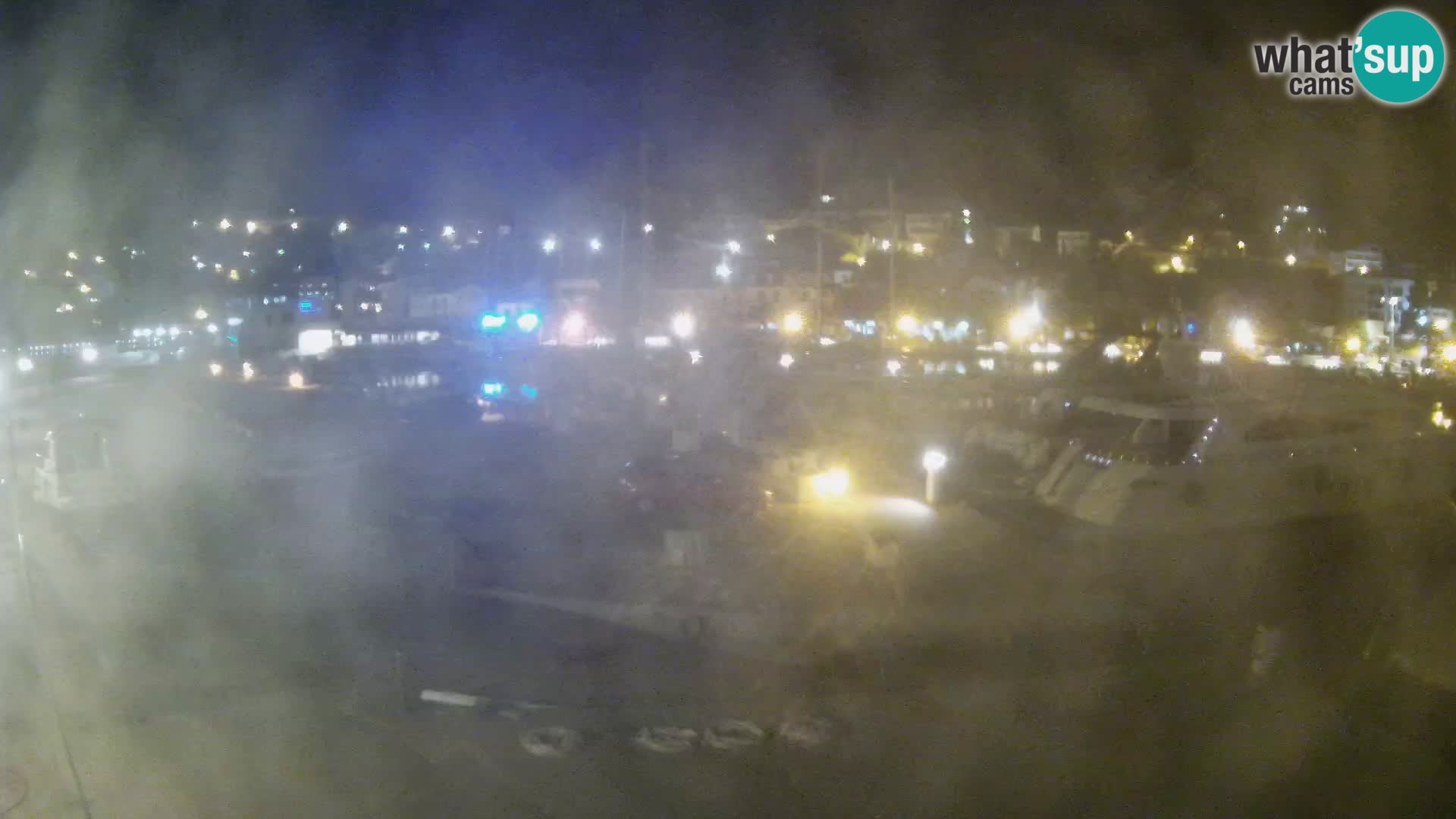 Webcam Live – Panorama di Baška Voda e delle montagne Biokovo