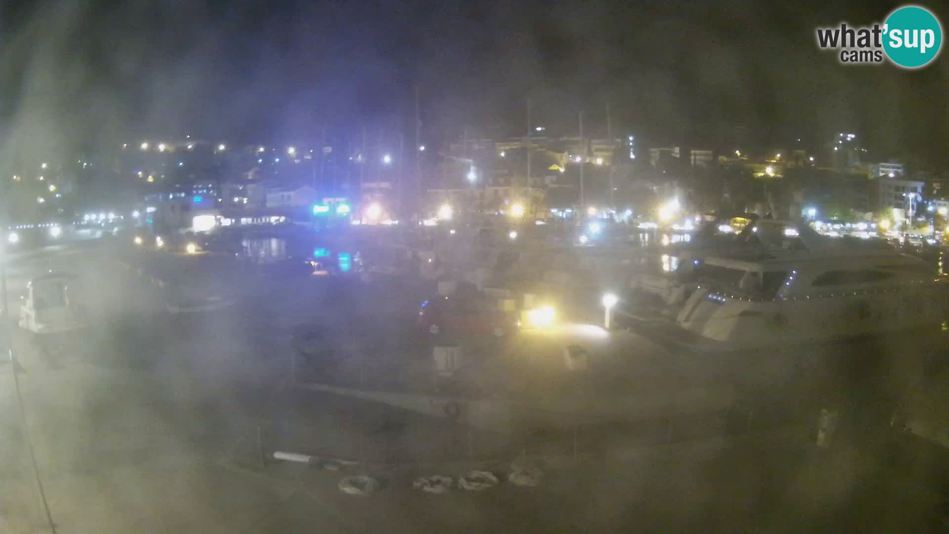 Webcam Live – View of Baška Voda and Biokovo mountain