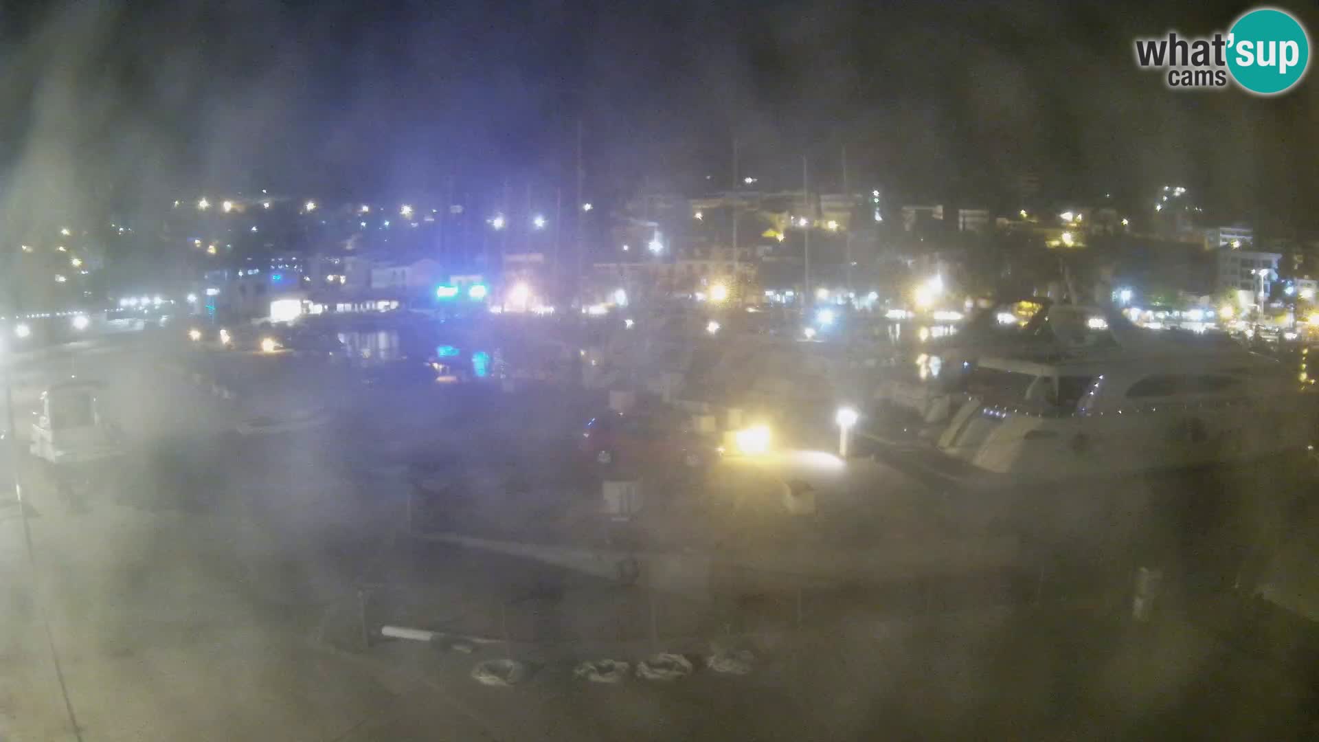 Webcam Live – View of Baška Voda and Biokovo mountain