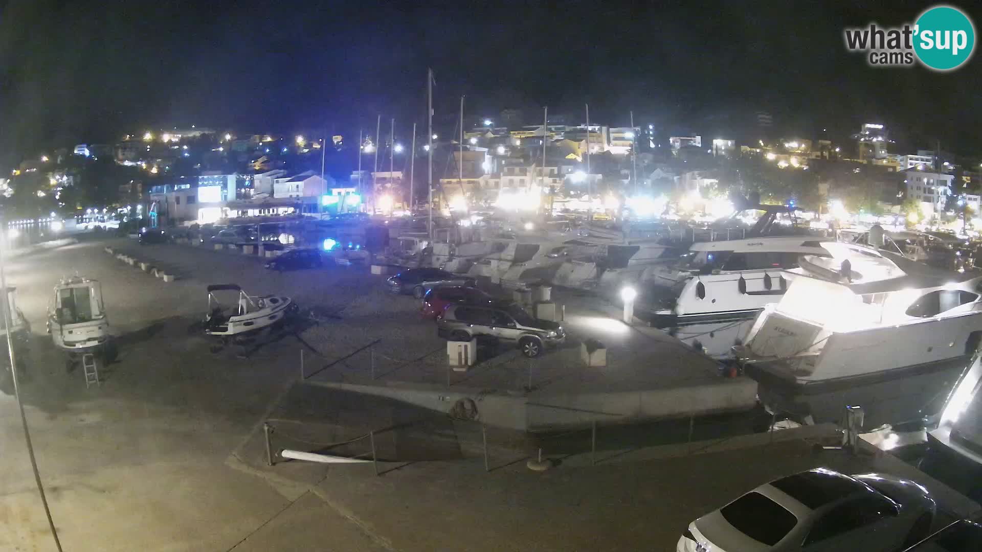 Webcam Live – Panorama di Baška Voda e delle montagne Biokovo