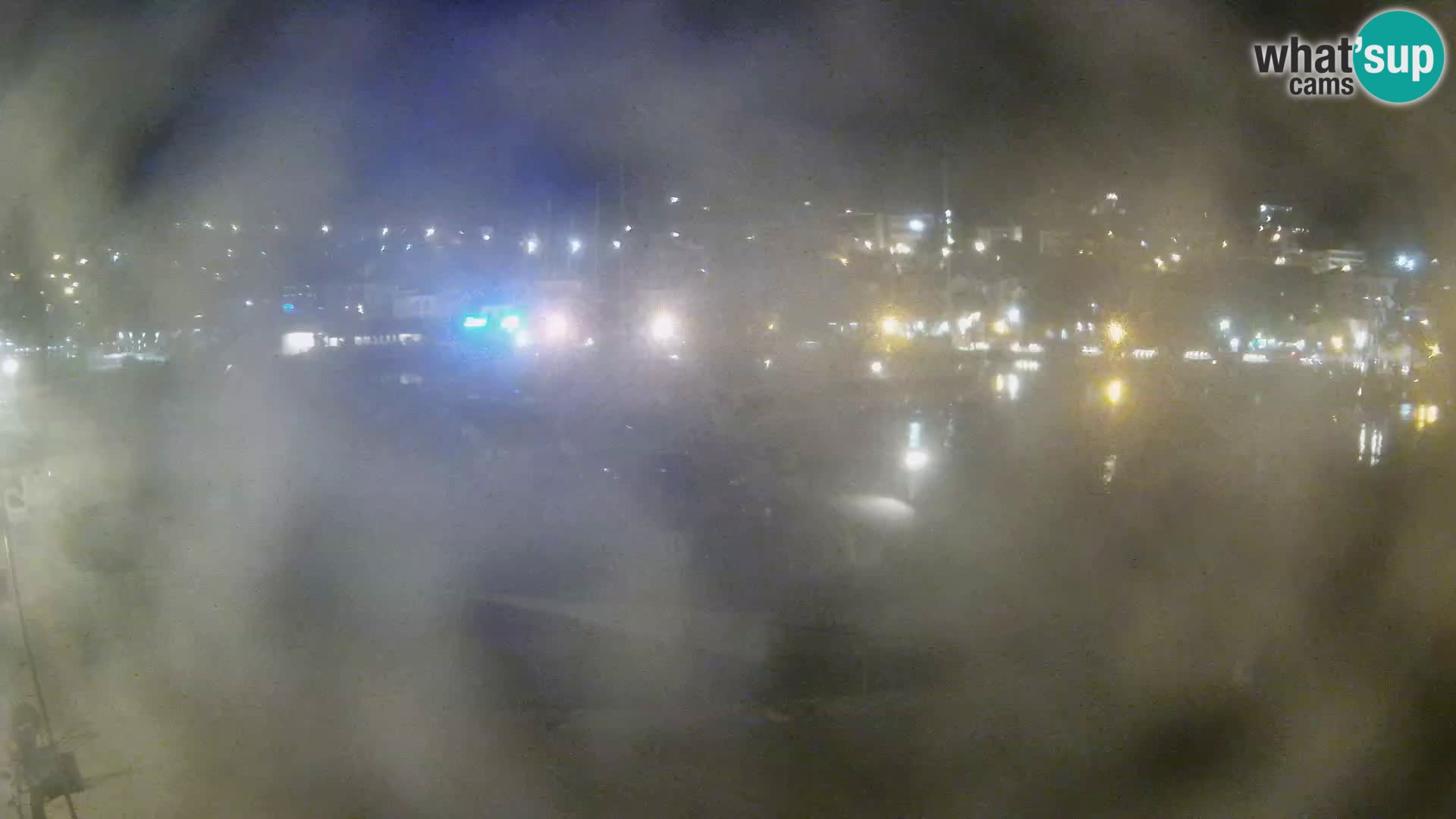 Webcam Live – View of Baška Voda and Biokovo mountain