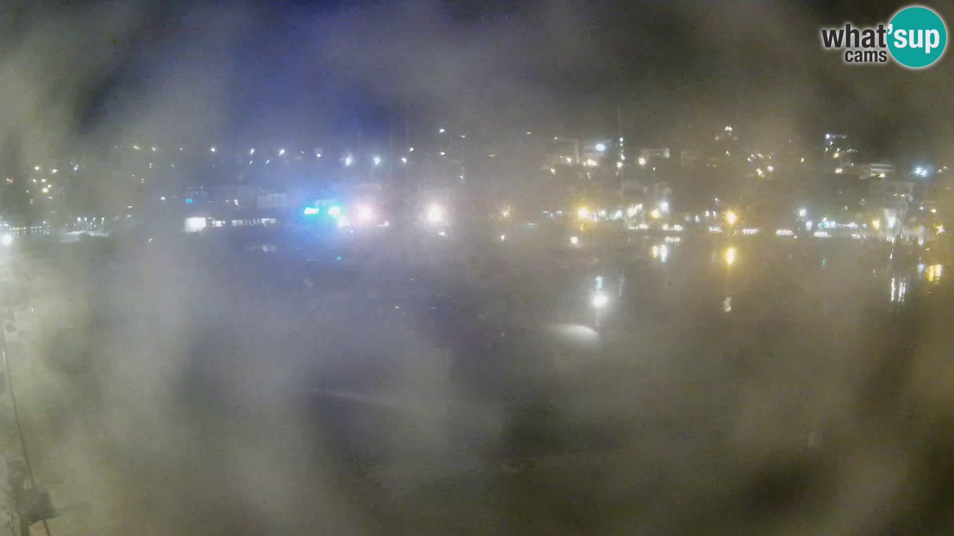 Webcam Live – Panorama di Baška Voda e delle montagne Biokovo