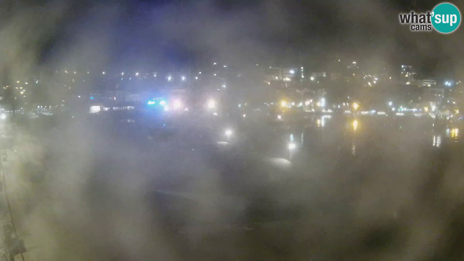 Webcam Live – View of Baška Voda and Biokovo mountain