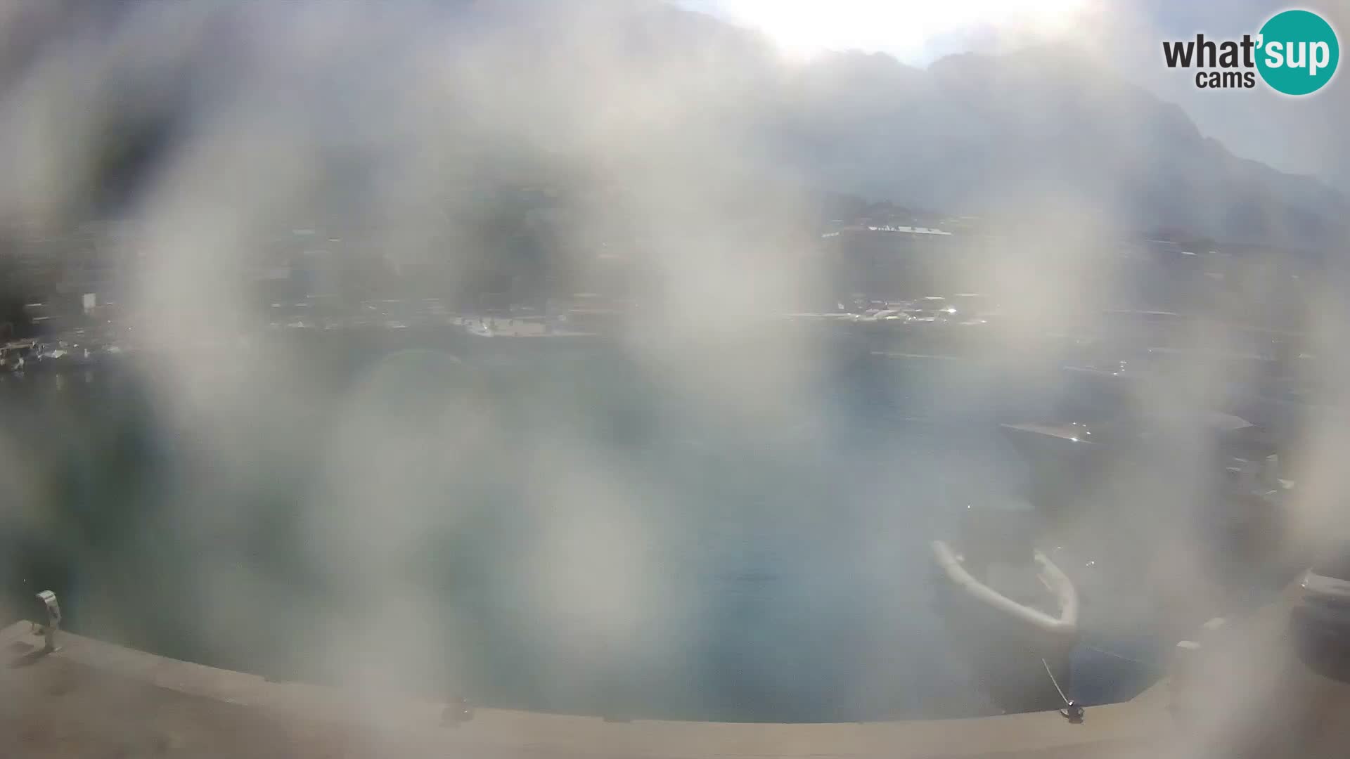 Webcam Live – Panorama di Baška Voda e delle montagne Biokovo