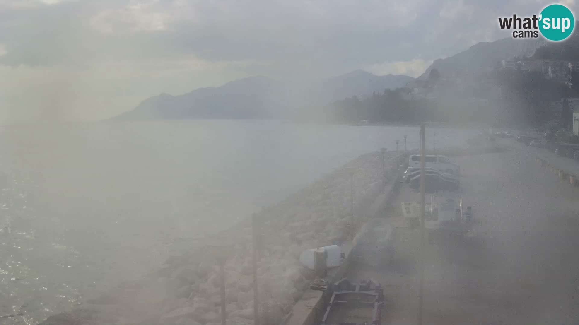 Webcam Baška Voda – Marina – Stadt und Gebirge Biokovo