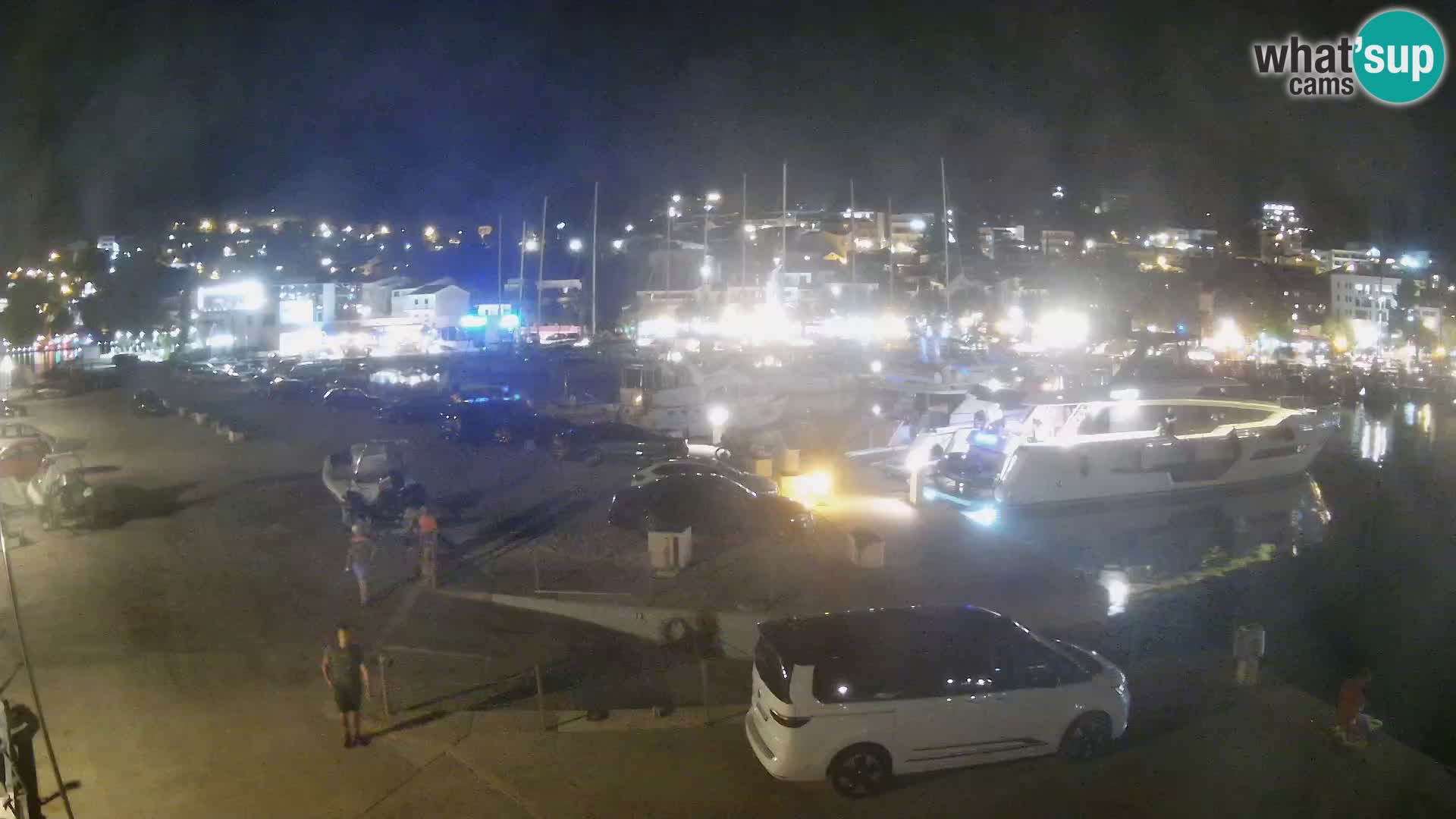 Webcam Live – View of Baška Voda and Biokovo mountain