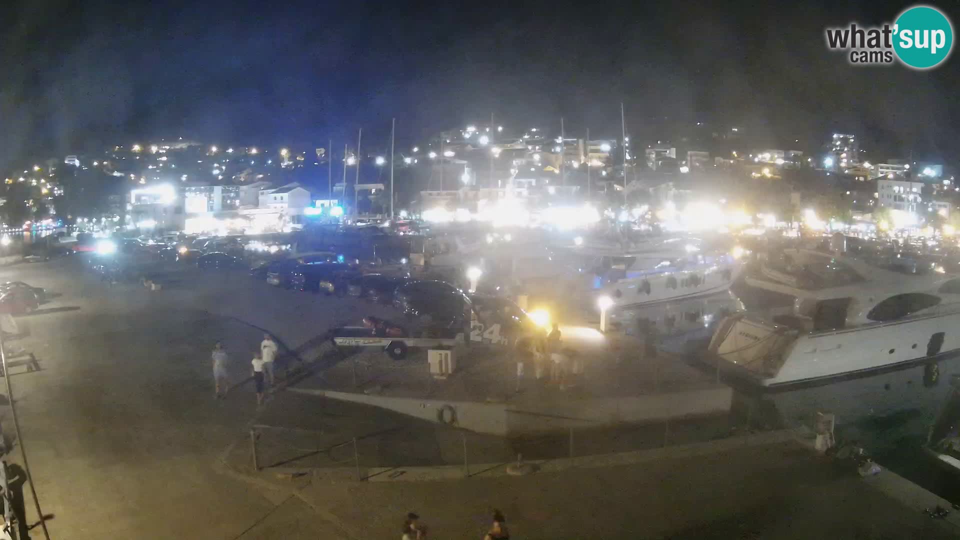 Webcam Baška Voda – Marina – Stadt und Gebirge Biokovo