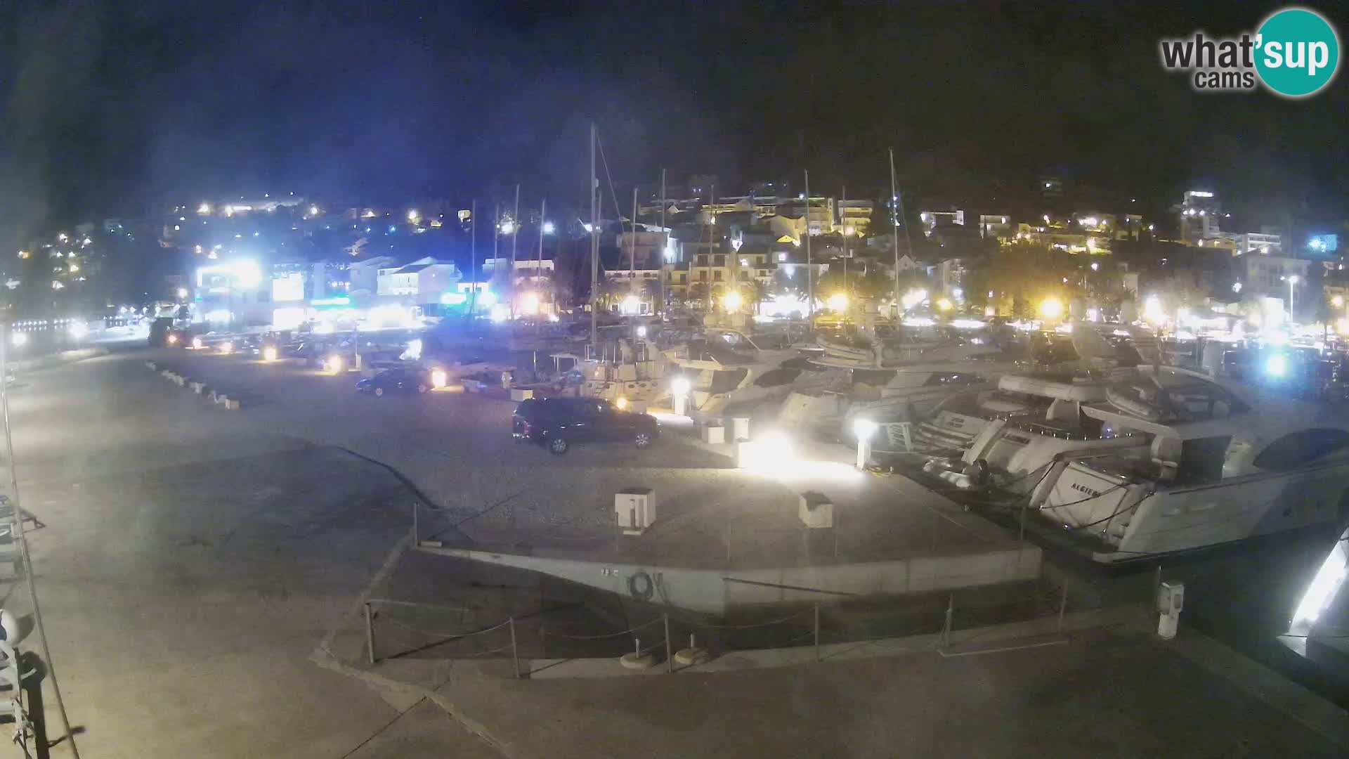 Webcam Live – Panorama di Baška Voda e delle montagne Biokovo