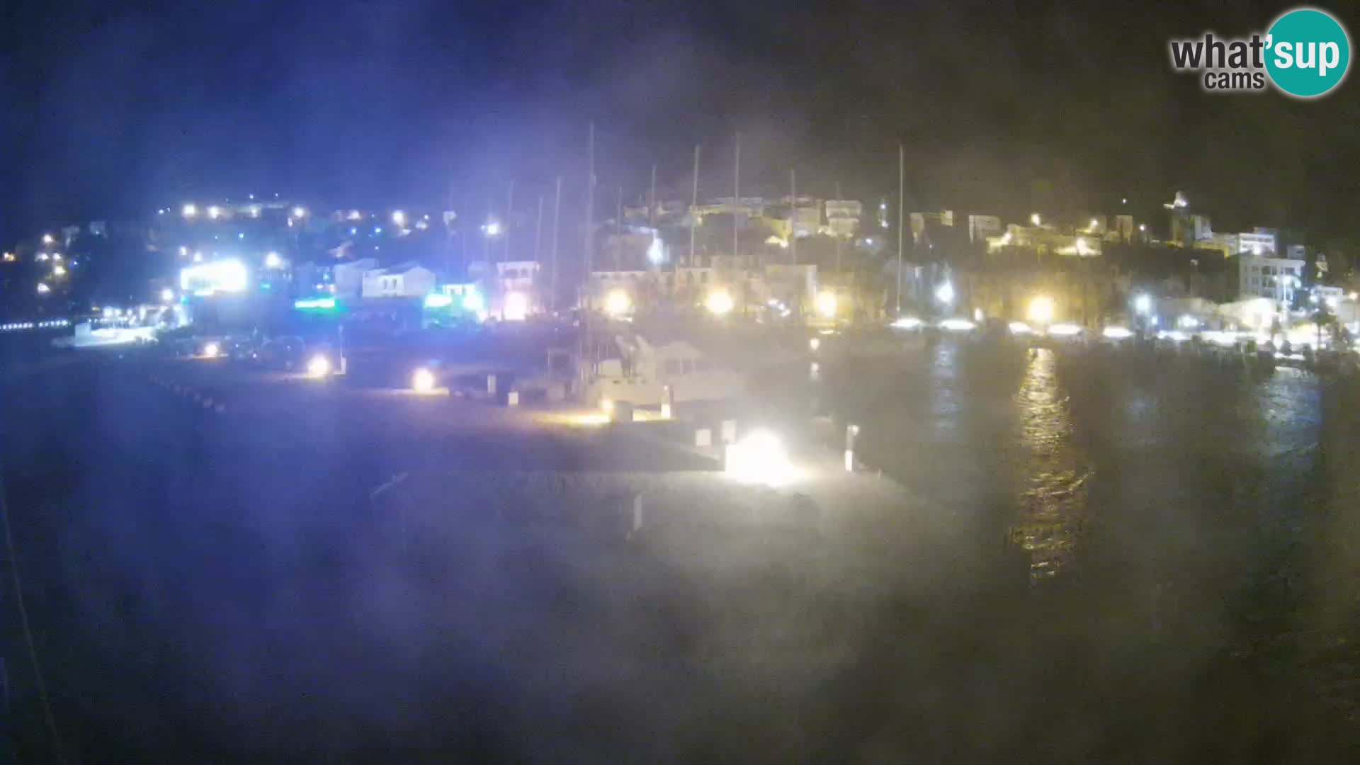 Webcam Live – Panorama di Baška Voda e delle montagne Biokovo