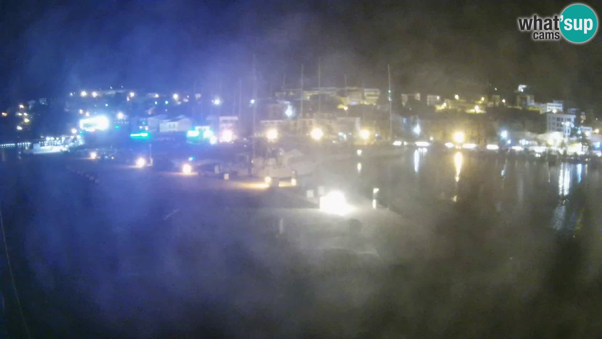 Webcam Live – Panorama di Baška Voda e delle montagne Biokovo