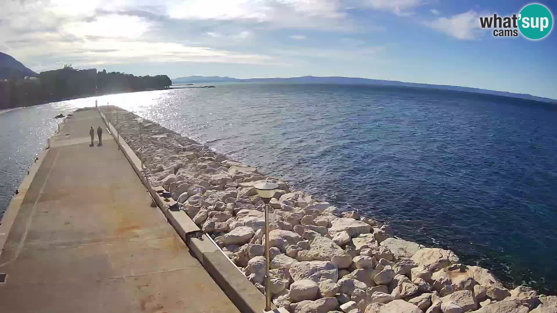 Webcam Baška Voda – Marina – Stadt und Gebirge Biokovo
