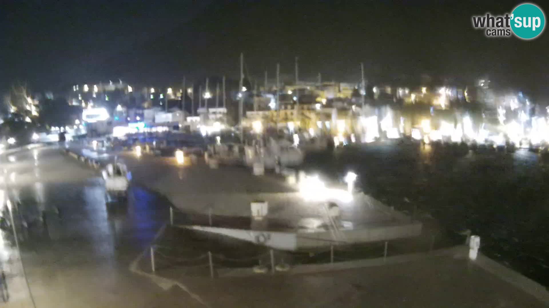 Webcam Baška Voda – Marina – Stadt und Gebirge Biokovo