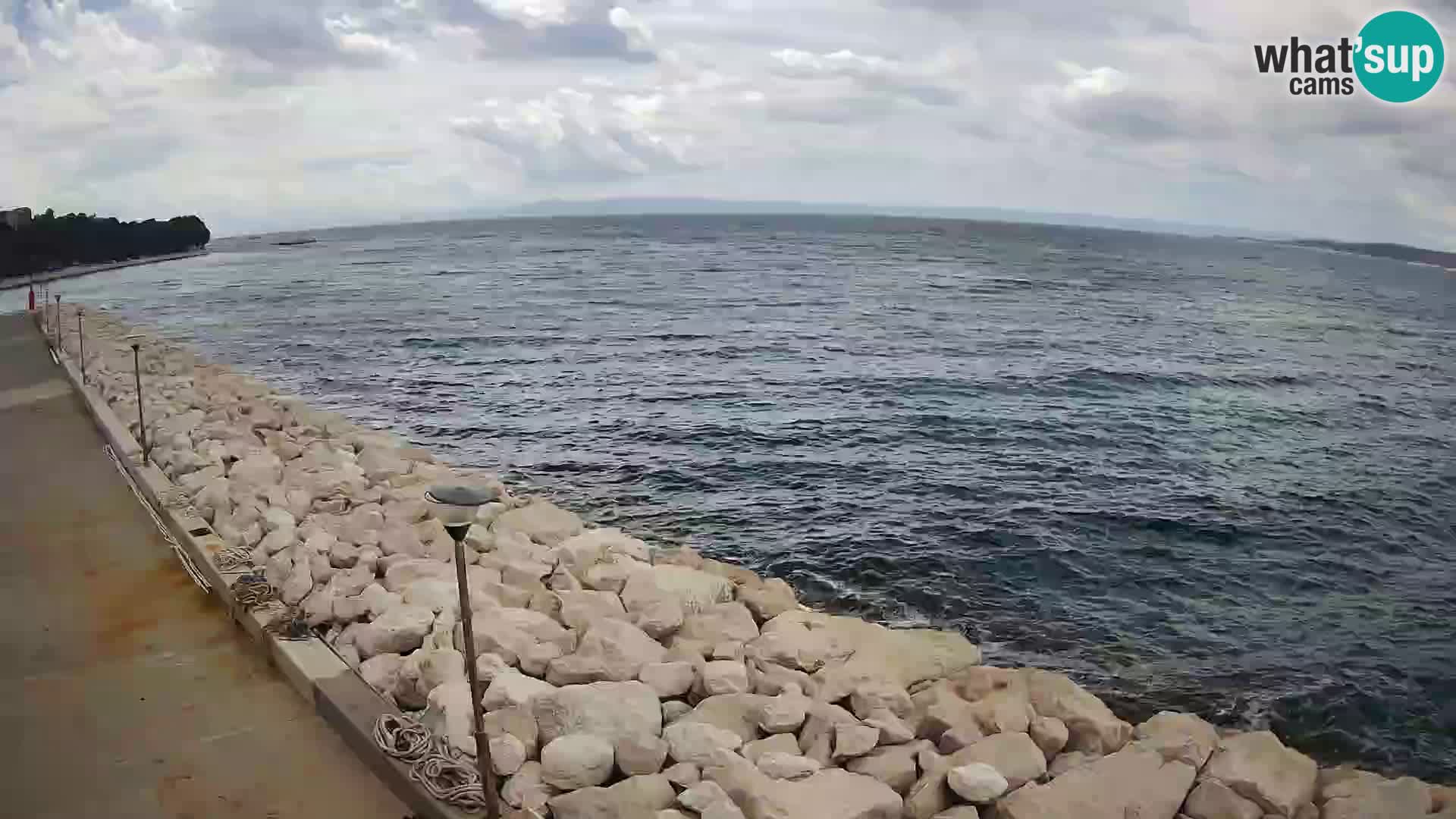 Webcam Live – Panorama di Baška Voda e delle montagne Biokovo