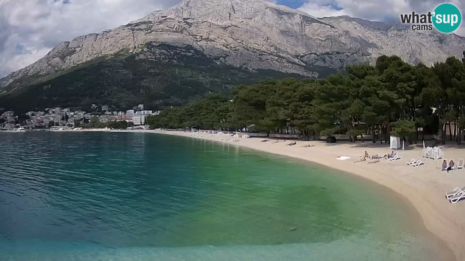 Webcam Live –  Baška Voda – Borik, Nikolina beach