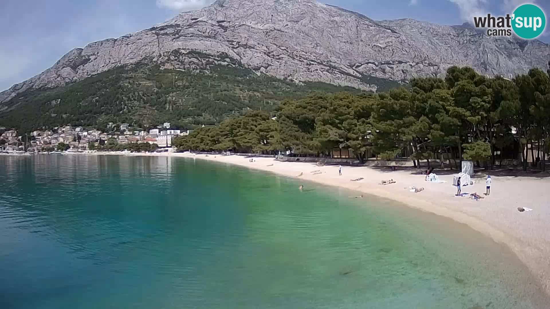 Webcam Live –  Baška Voda – Borik, Nikolina beach
