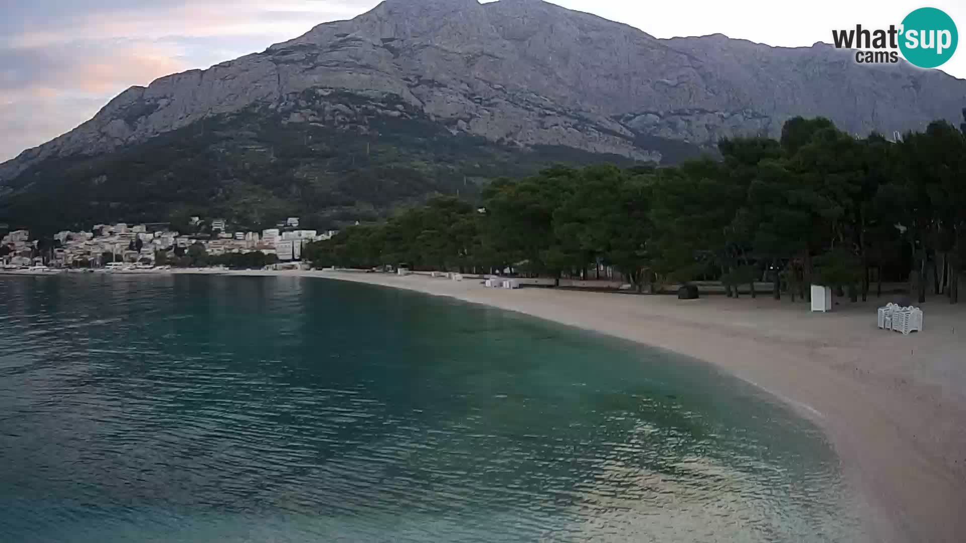 Webcam Baška Voda – Borik, Nikolina Strand
