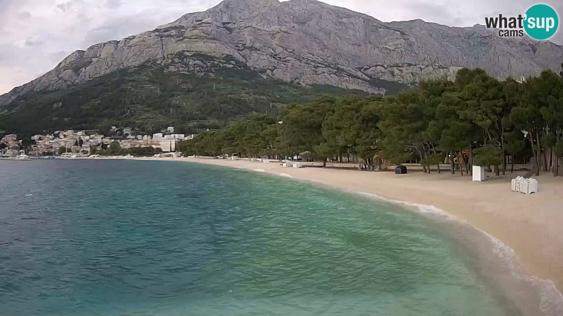 Webcam Live –  Baška Voda – Borik, Nikolina beach