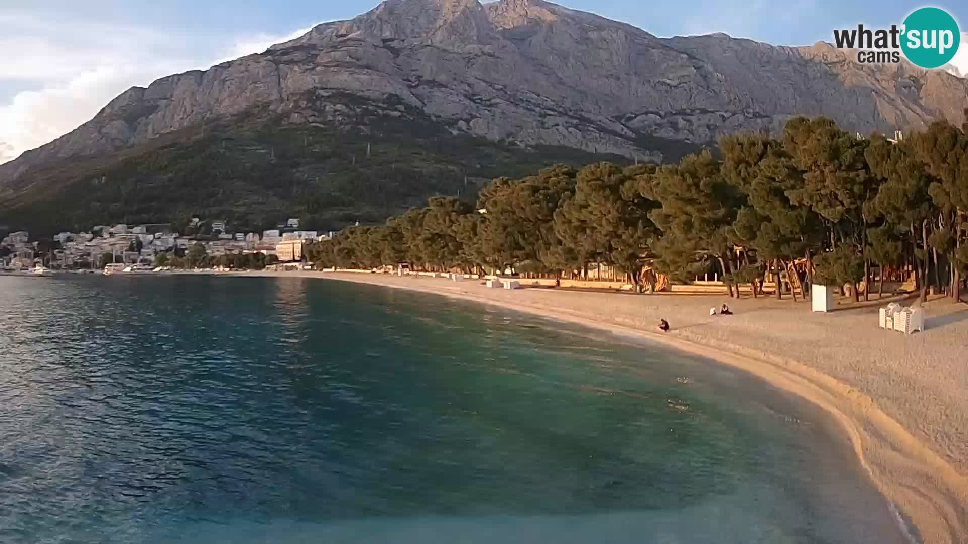 Webcam Live –  Baška Voda – Borik, Nikolina beach