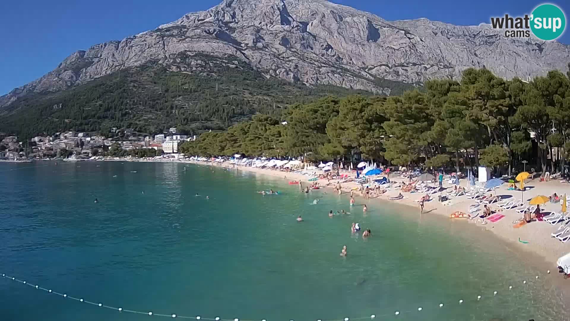 Webcam Baška Voda – Borik, Nikolina Strand