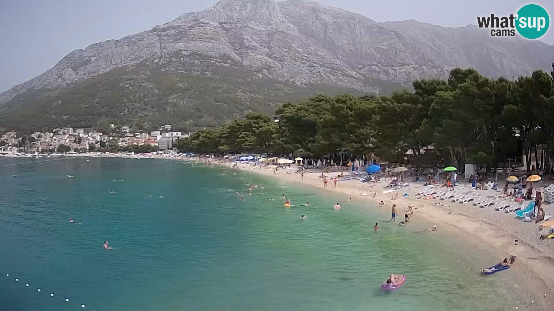 Webcam Basca Voda –  Borik, playa Nikolina