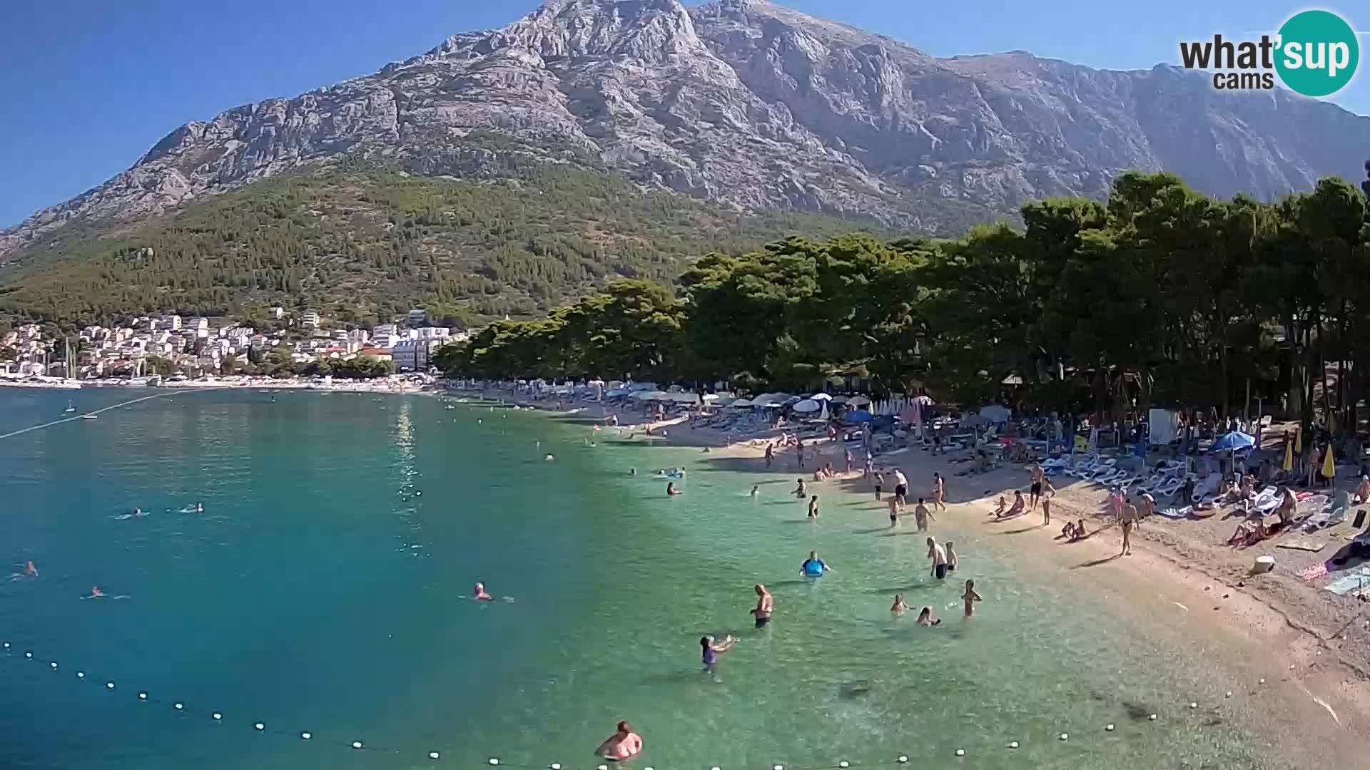 Webcam Baška Voda – Borik, Nikolina Strand