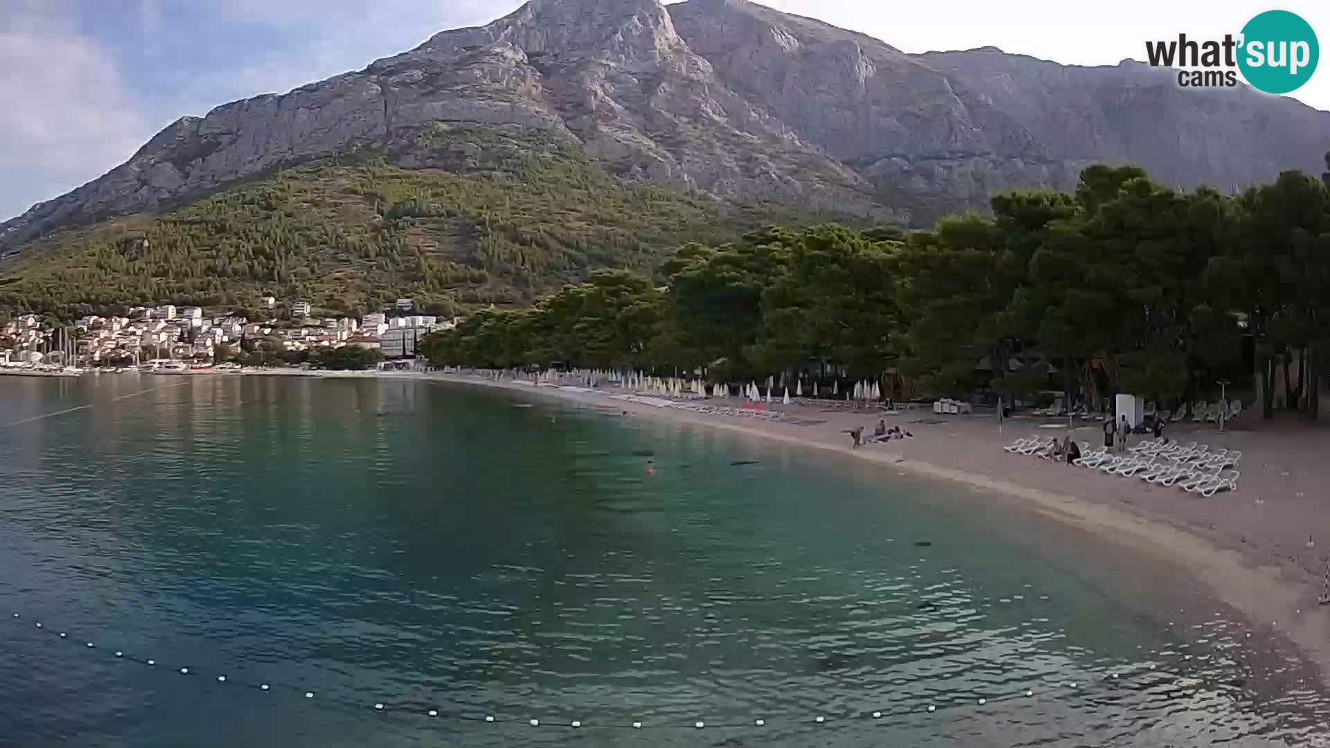 Webcam Baška Voda – Borik, plage Nikolina