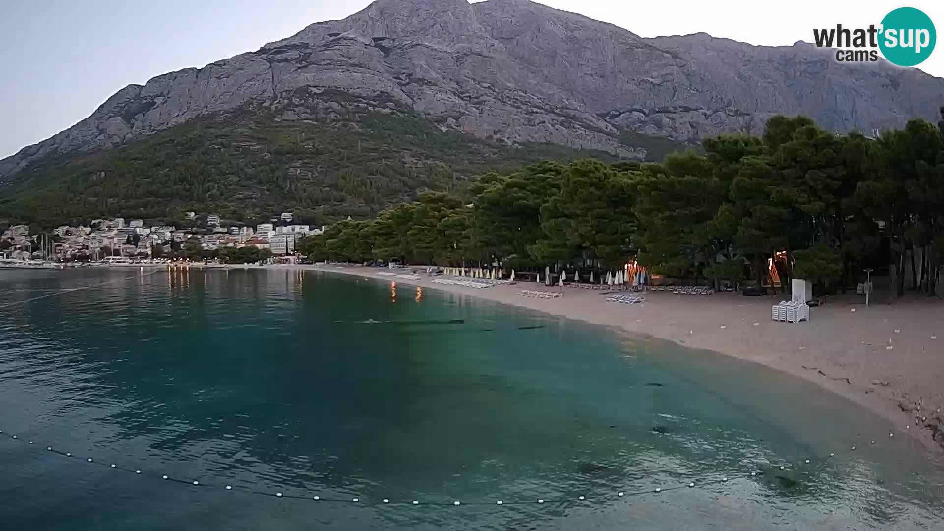 Webcam Basca Voda –  Borik, playa Nikolina