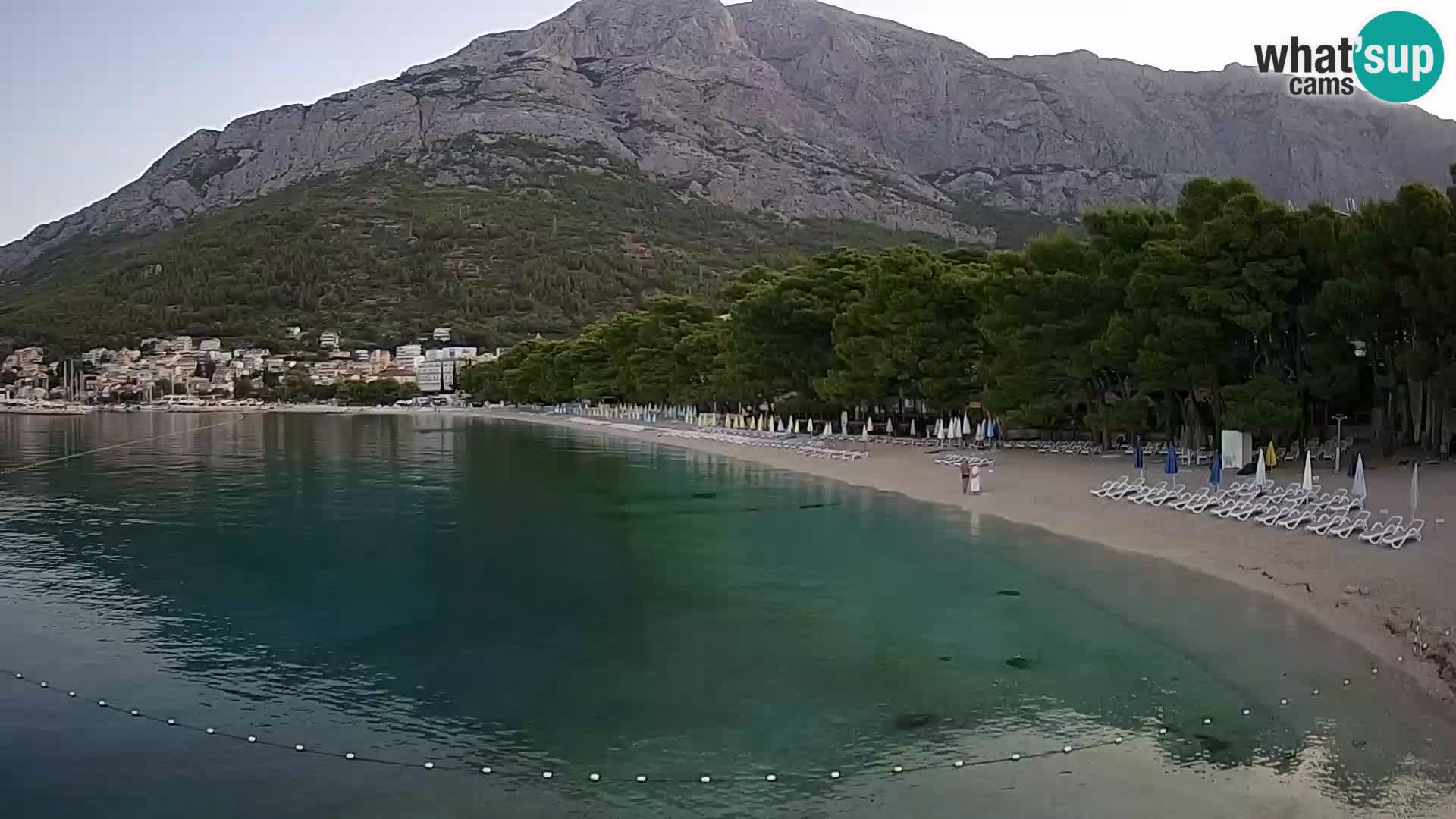 Webcam Live –  Baška Voda – Borik, Nikolina beach