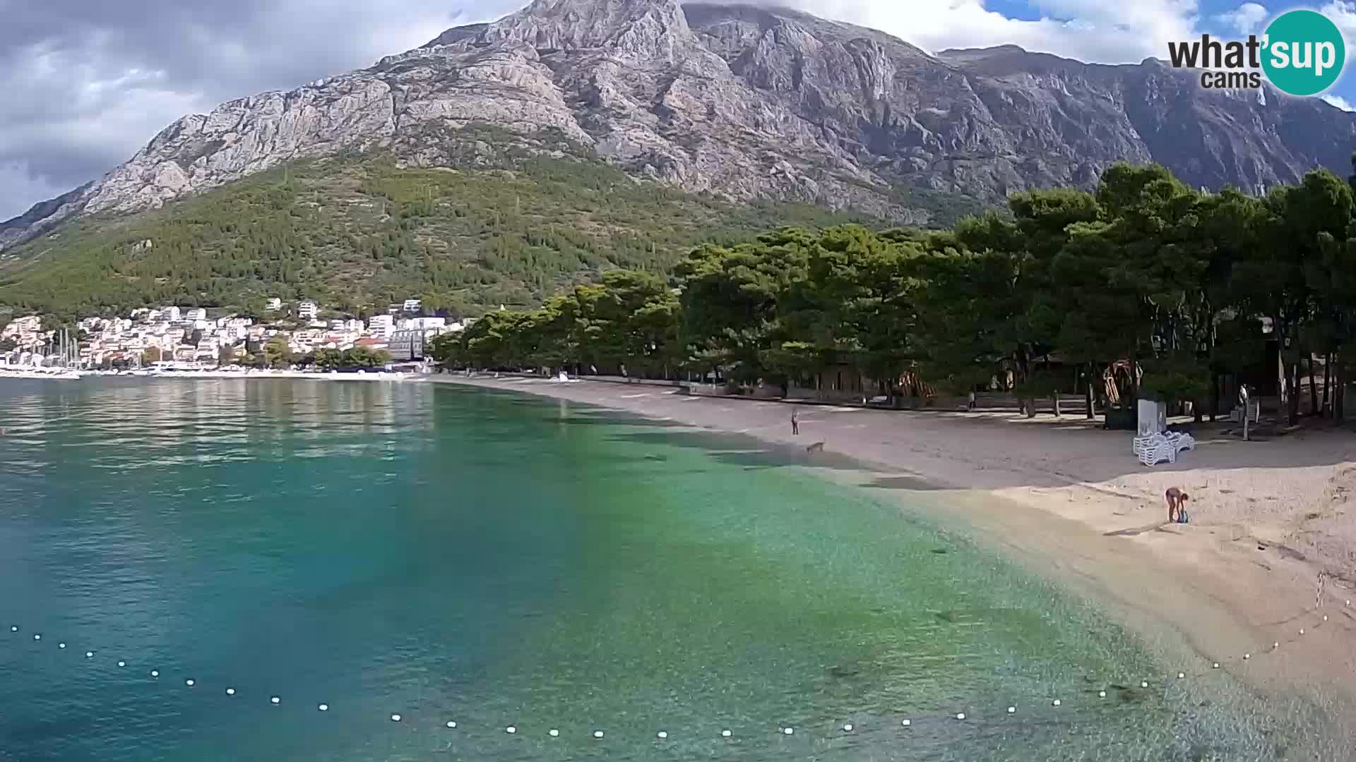 Webcam Live –  Baška Voda – Borik, Nikolina beach