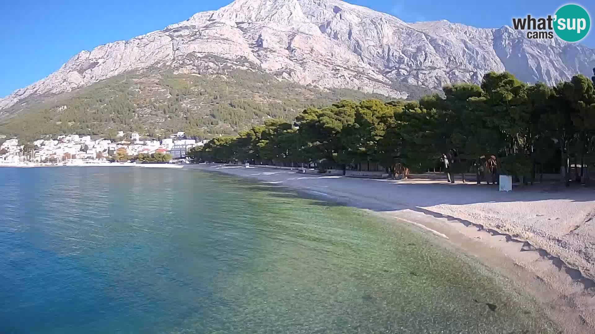 Webcam Basca Voda –  Borik, playa Nikolina