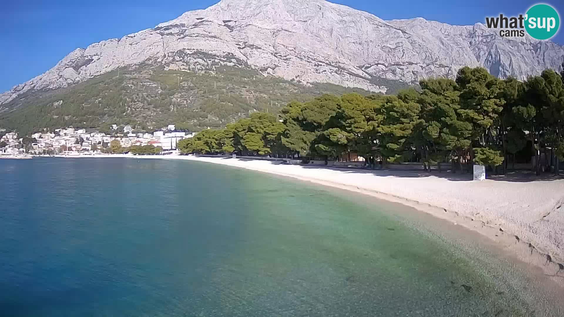 Webcam Live –  Baška Voda – Borik, Nikolina beach