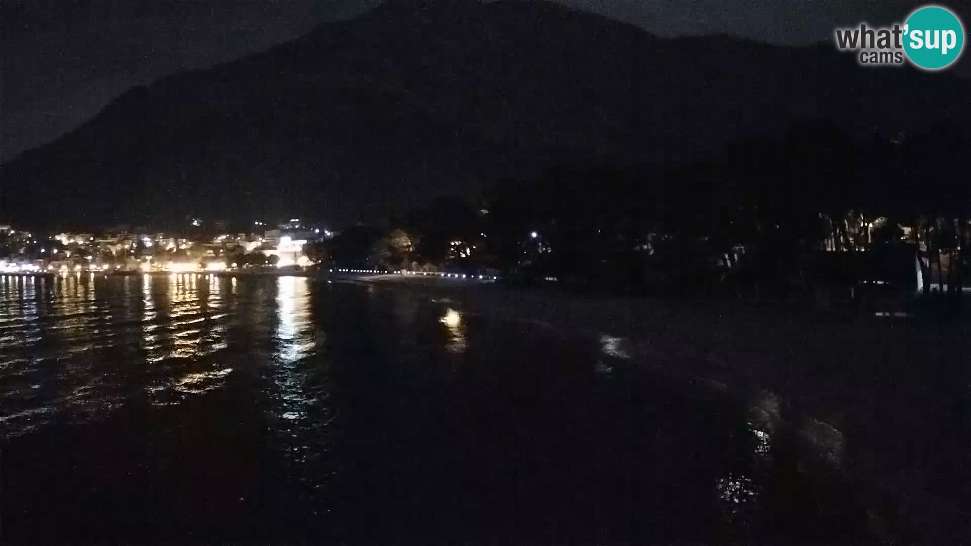 Webcam Live – Baška Voda – Borik, spiaggia Nikolina