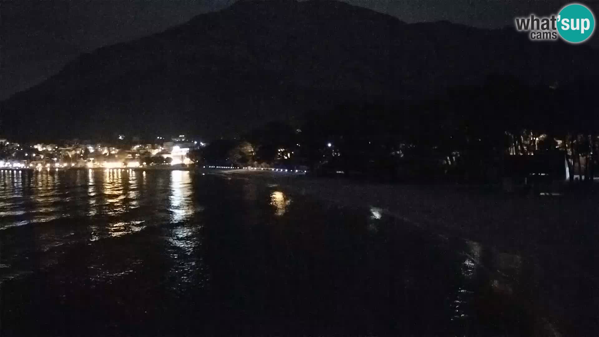 Webcam Live – Baška Voda – Borik, spiaggia Nikolina