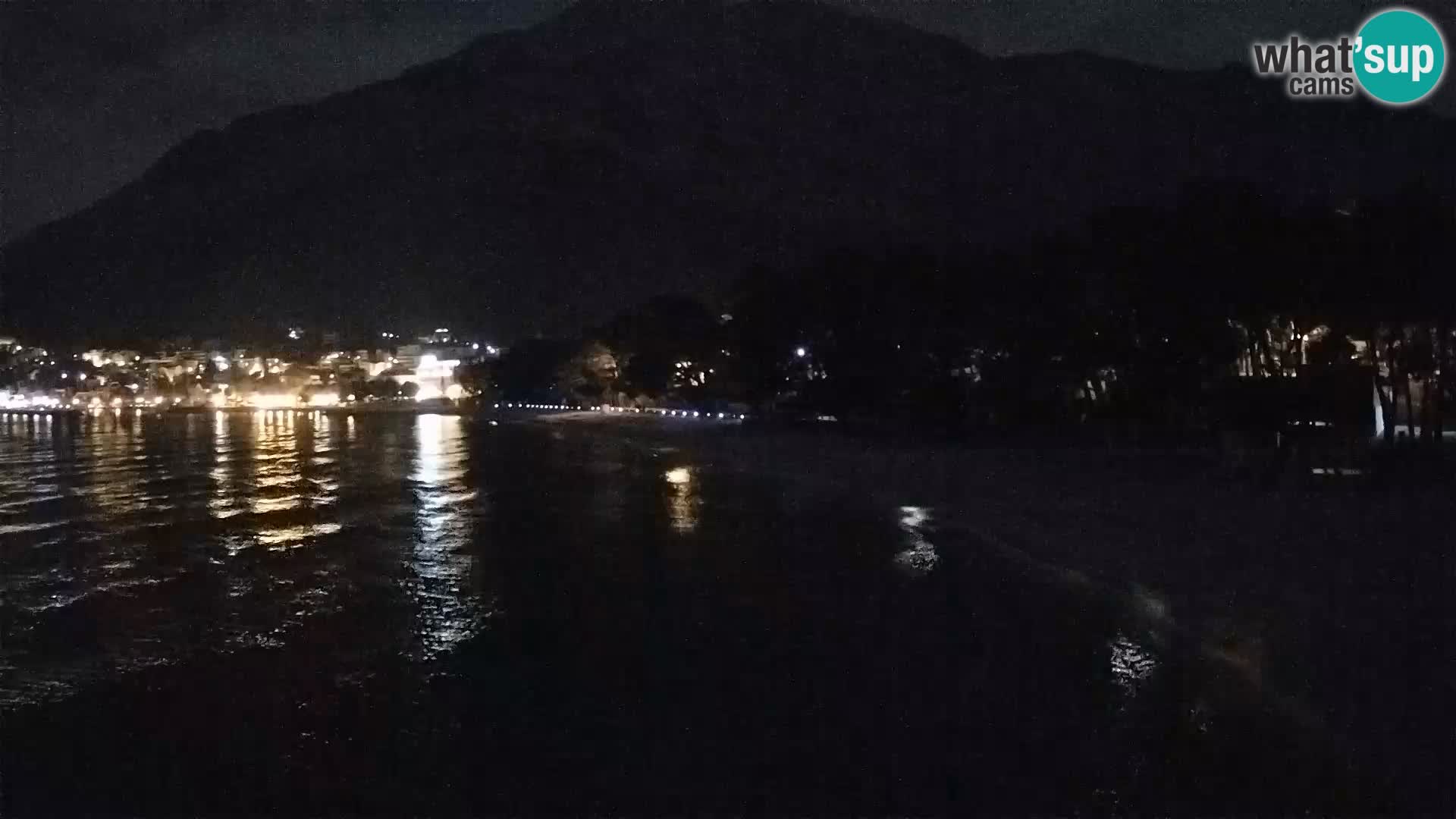 Webcam Live – Baška Voda – Borik, spiaggia Nikolina