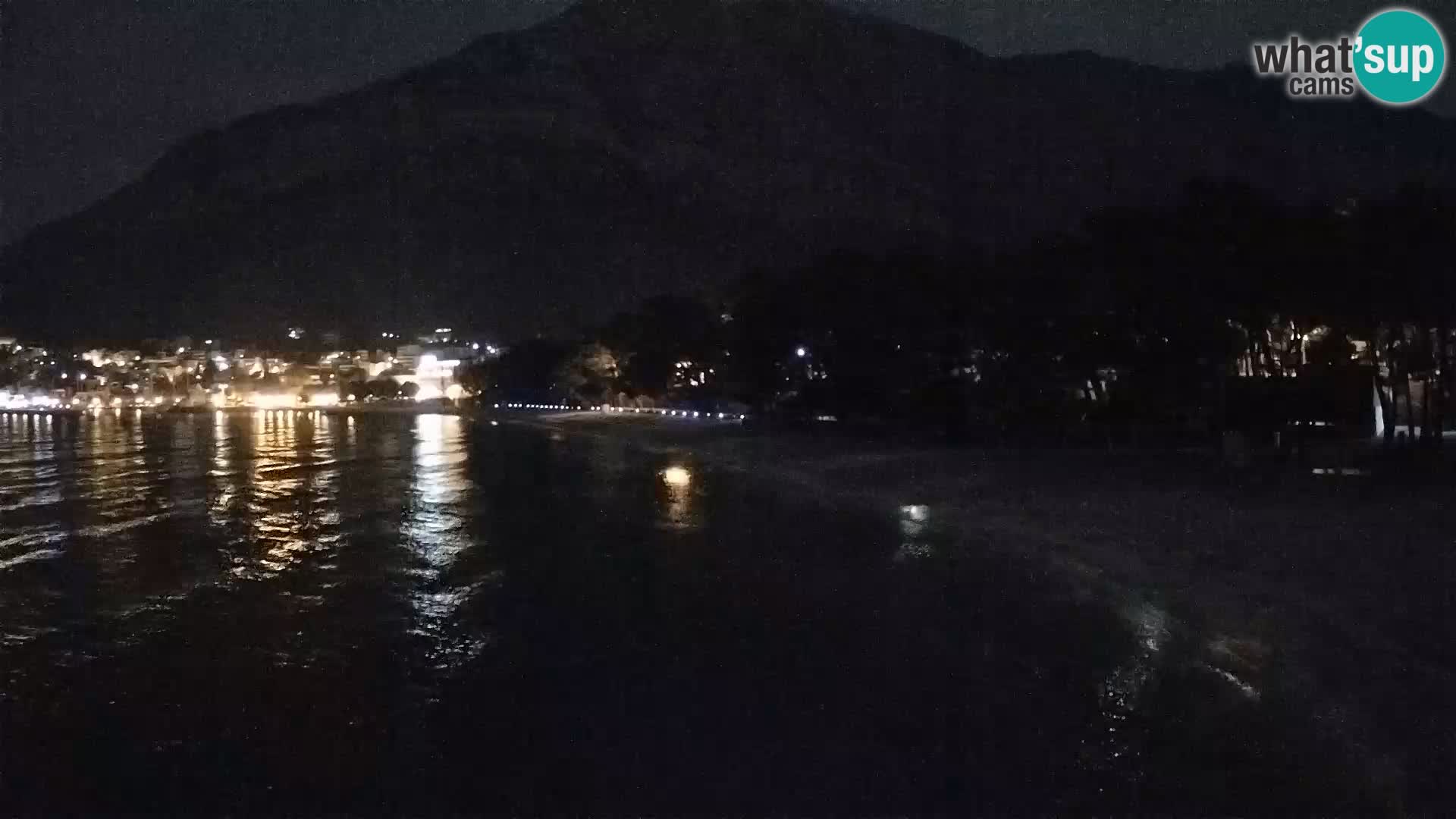 Webcam Live – Baška Voda – Borik, spiaggia Nikolina