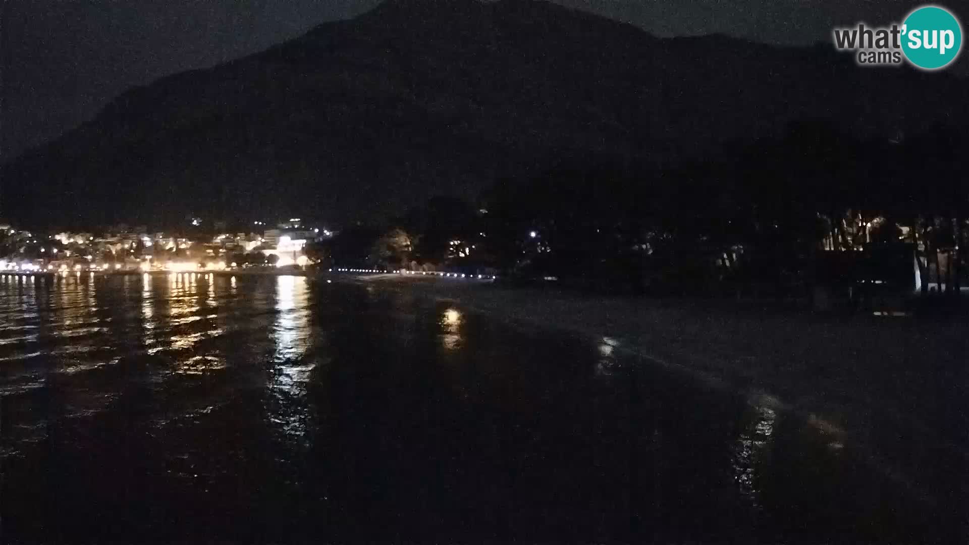 Webcam Live – Baška Voda – Borik, spiaggia Nikolina