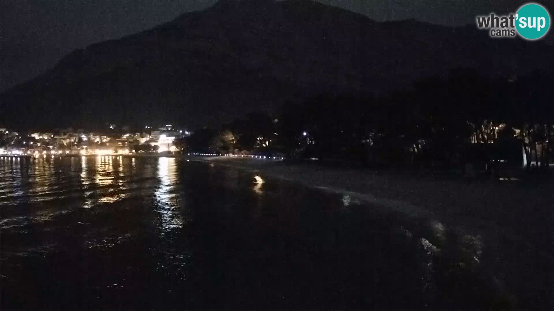 Webcam Live – Baška Voda – Borik, spiaggia Nikolina