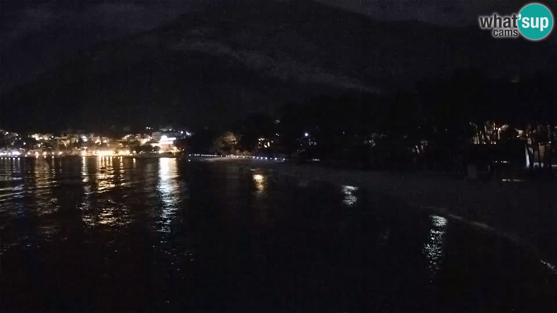 Webcam Live – Baška Voda – Borik, spiaggia Nikolina