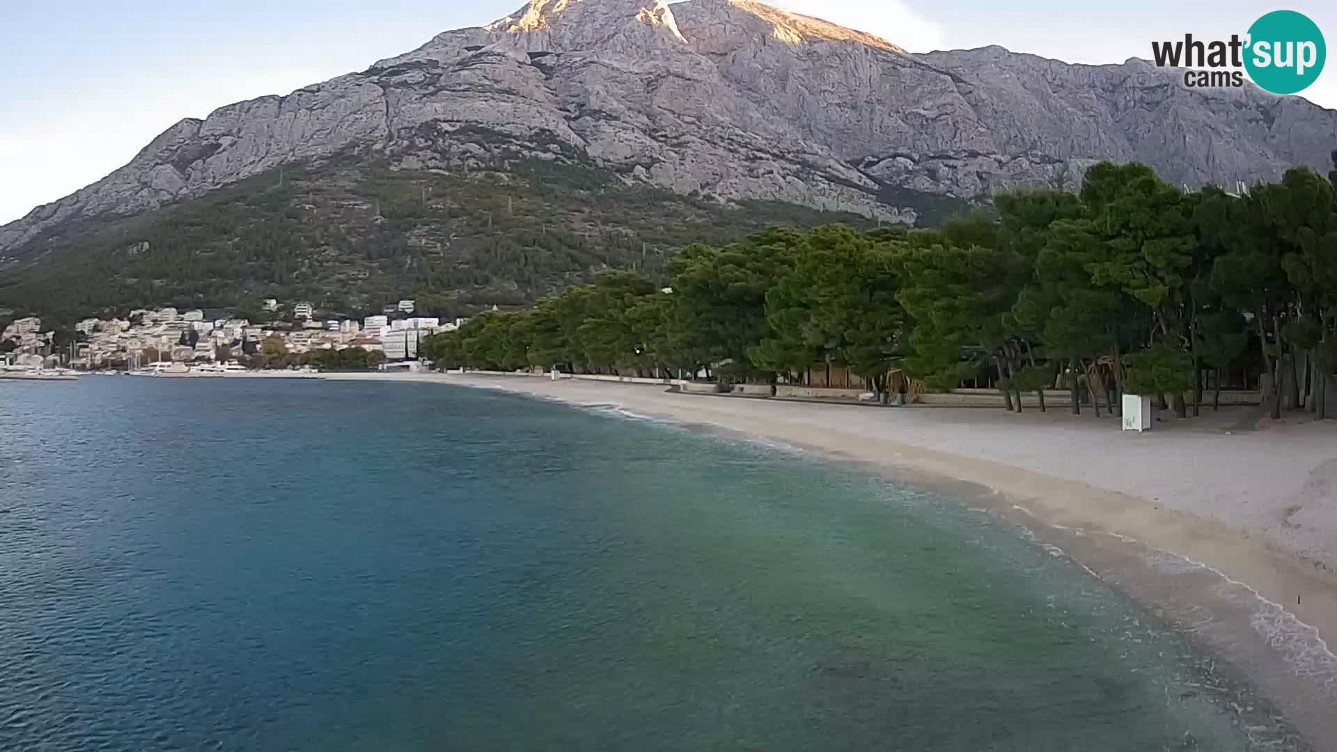 Webcam Basca Voda –  Borik, playa Nikolina