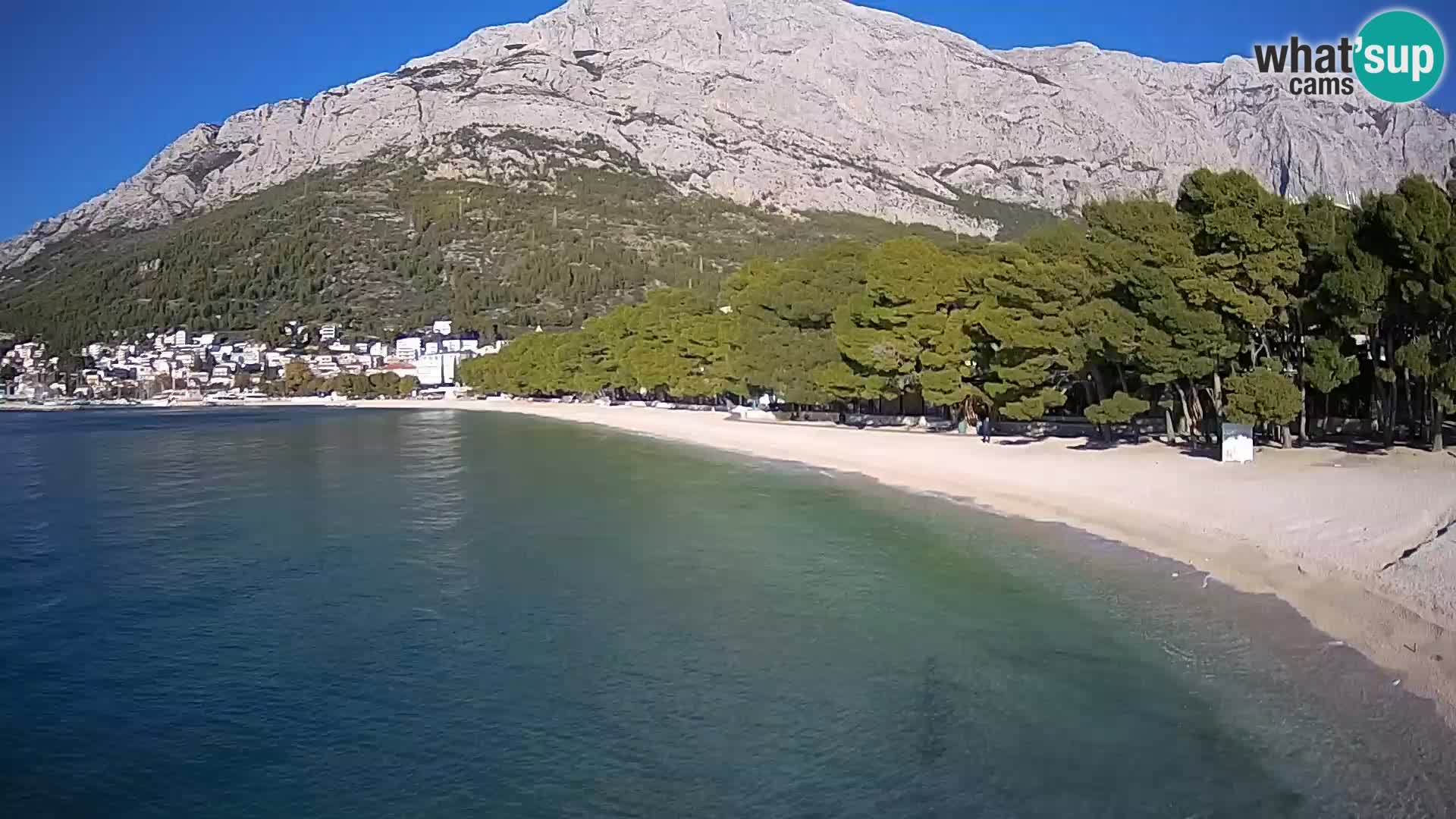 Webcam Basca Voda –  Borik, playa Nikolina