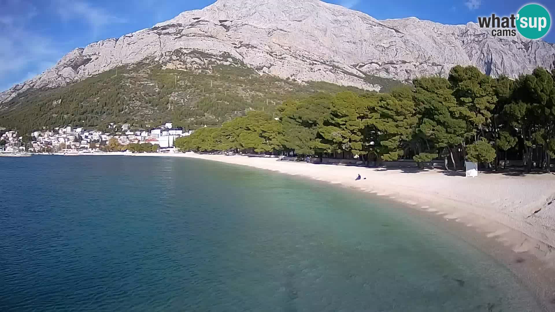 Webcam Baška Voda – Borik, Nikolina Strand