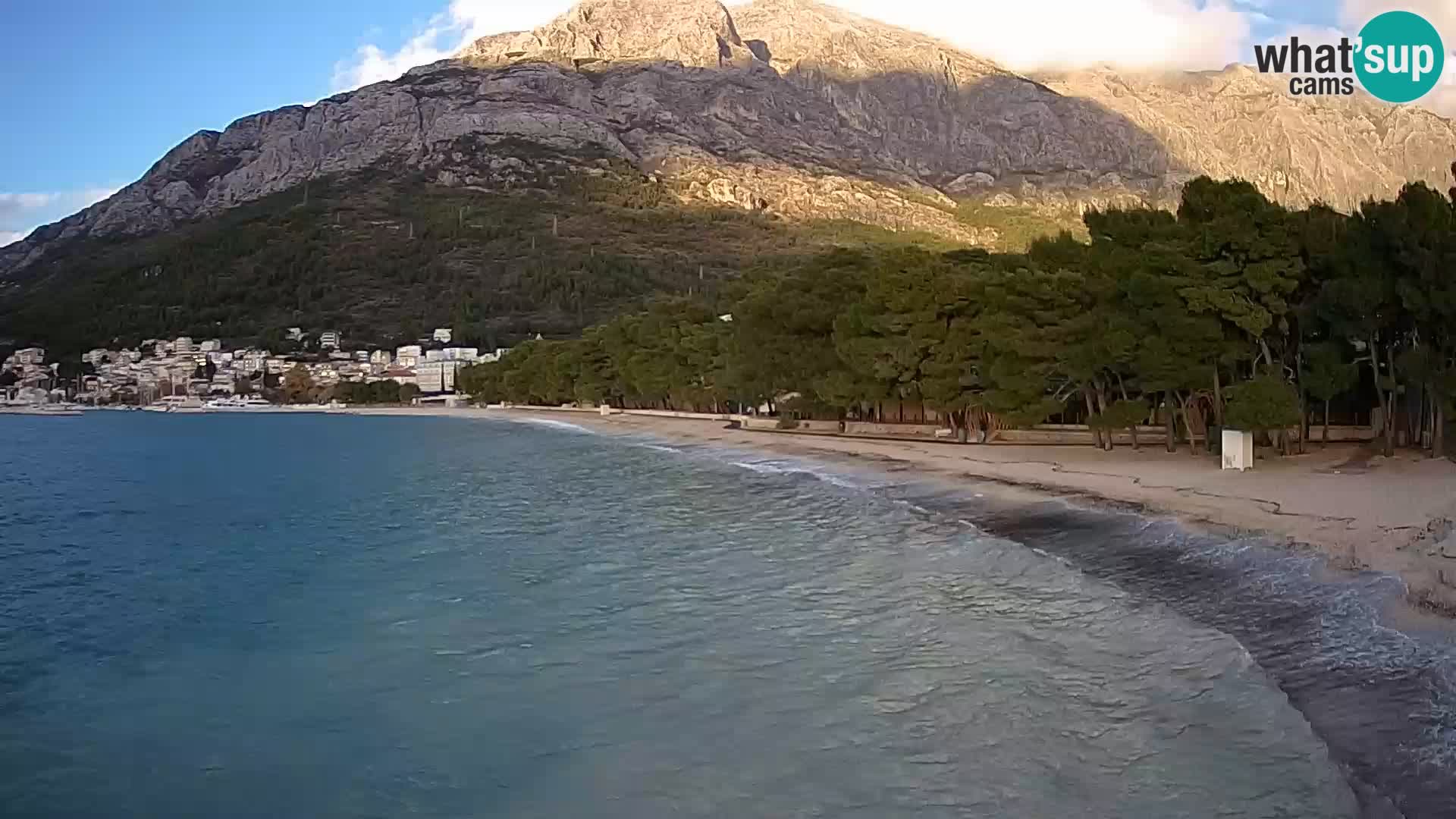 Webcam Basca Voda –  Borik, playa Nikolina