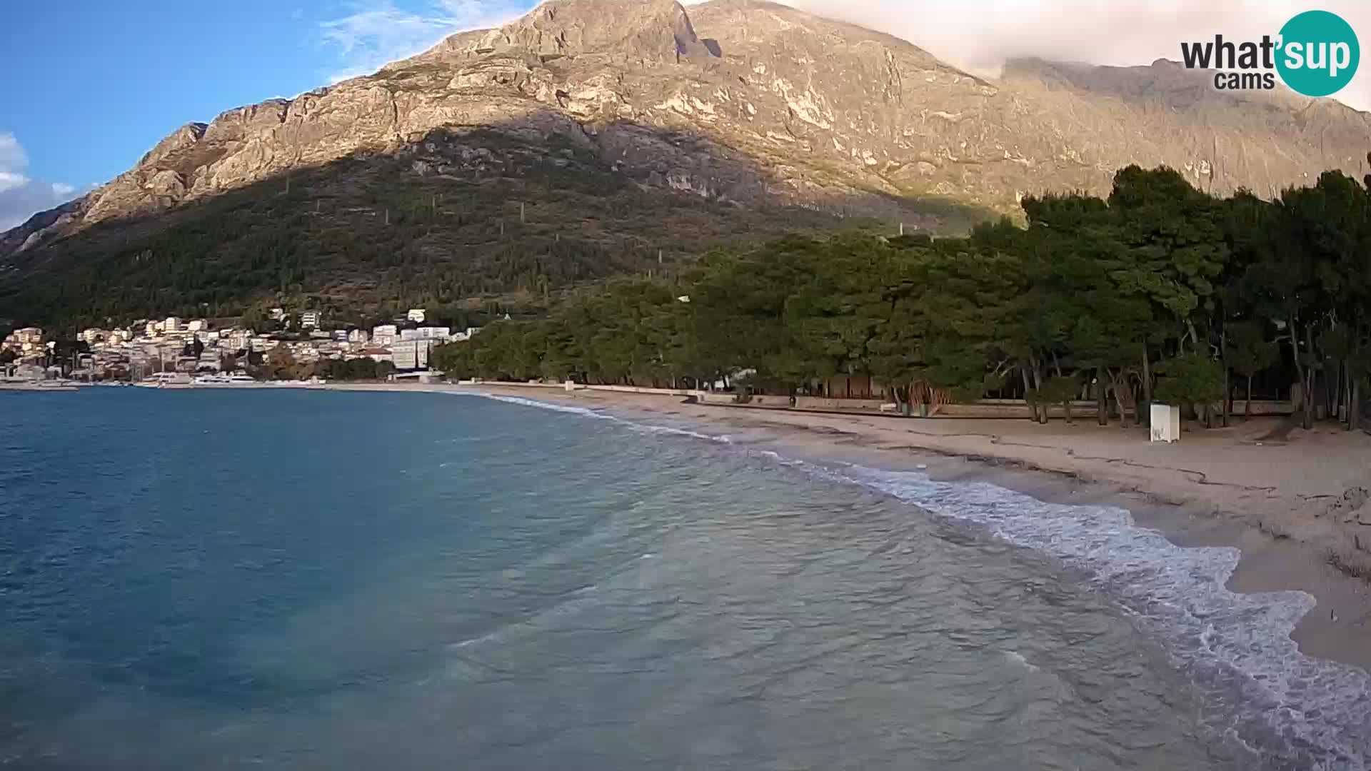 Webcam Basca Voda –  Borik, playa Nikolina