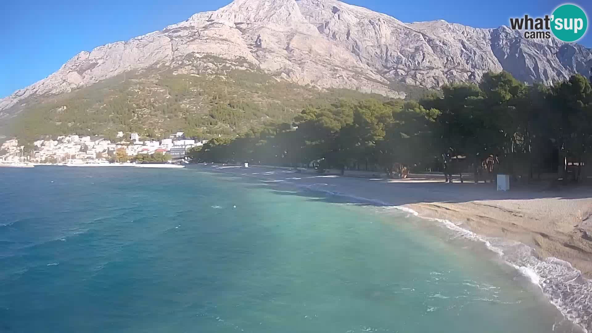 Webcam Basca Voda –  Borik, playa Nikolina