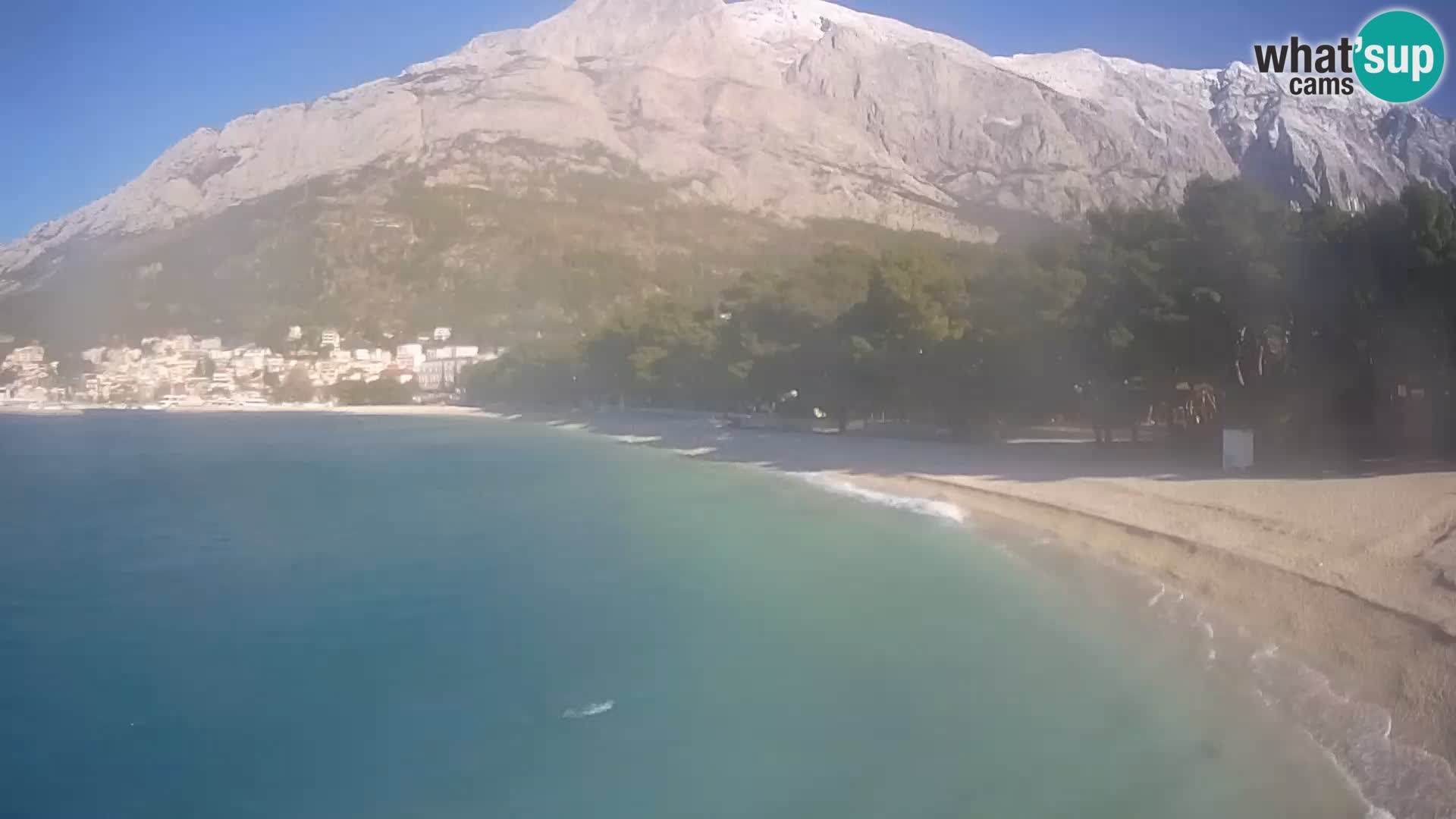 Webcam Live –  Baška Voda – Borik, Nikolina beach