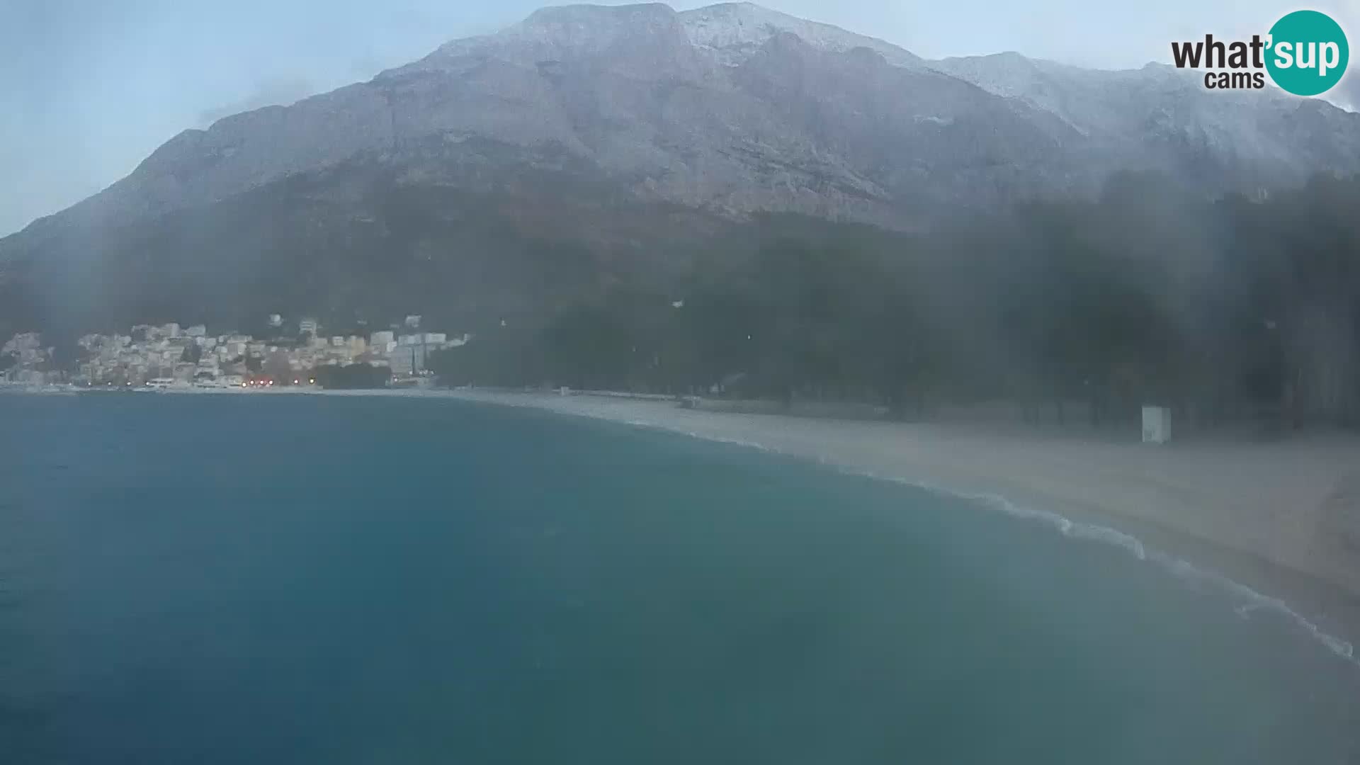 Webcam Basca Voda –  Borik, playa Nikolina