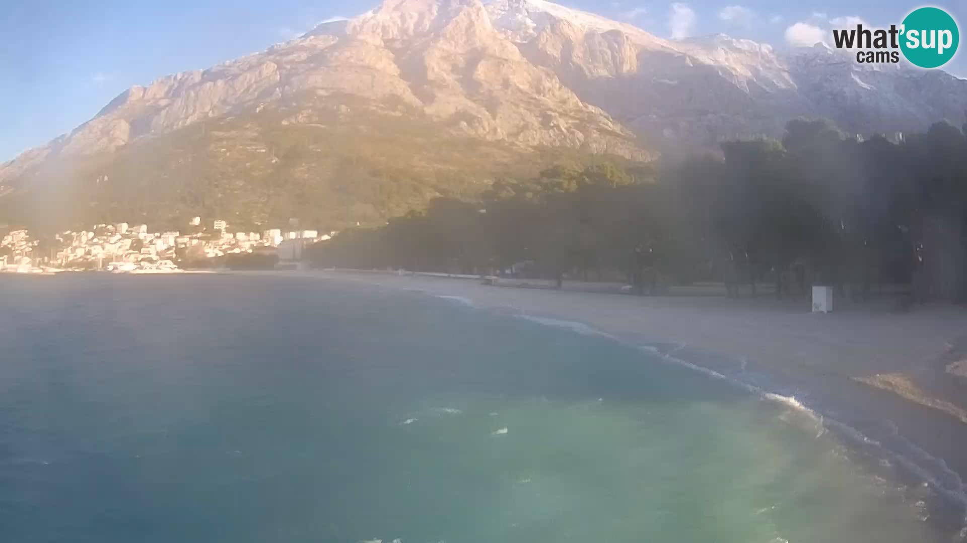 Webcam Live –  Baška Voda – Borik, Nikolina beach