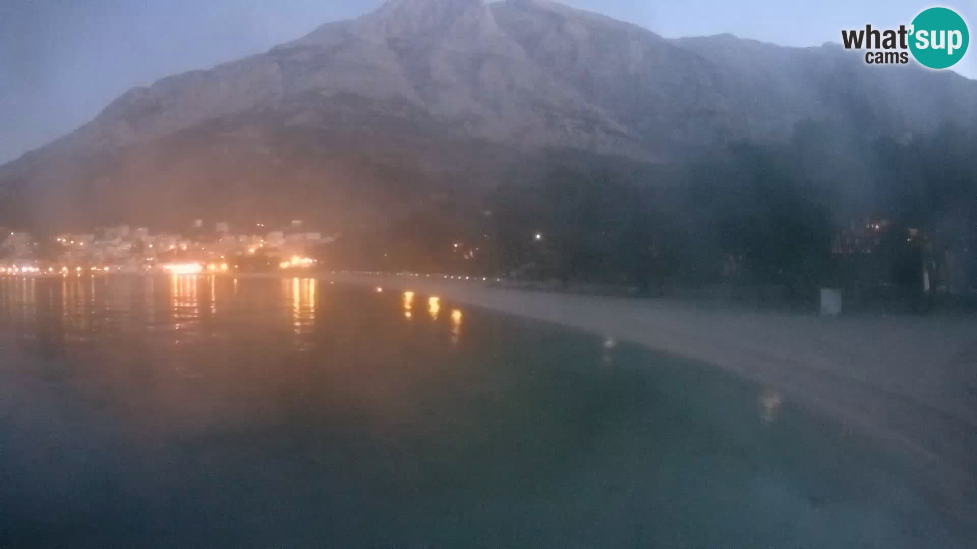 Webcam Live – Baška Voda – Borik, spiaggia Nikolina