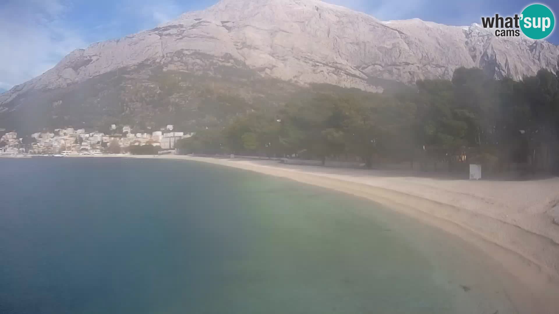 Webcam Baška Voda – Borik, plage Nikolina